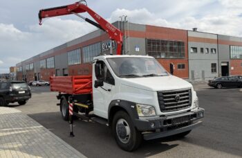 Самосвал с КМУ Fassi F85B.0.22 на базе ГАЗон NEXT