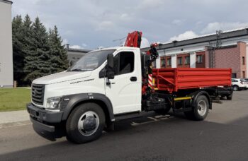 Самосвал с КМУ Fassi F85B.0.22 на базе ГАЗон NEXT