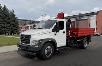 Самосвал с КМУ Fassi F85B.0.22 на базе ГАЗон NEXT