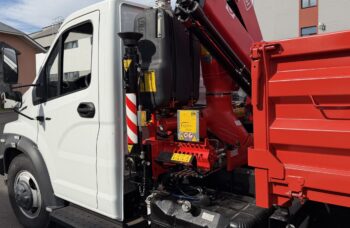 Самосвал с КМУ Fassi F85B.0.22 на базе ГАЗон NEXT