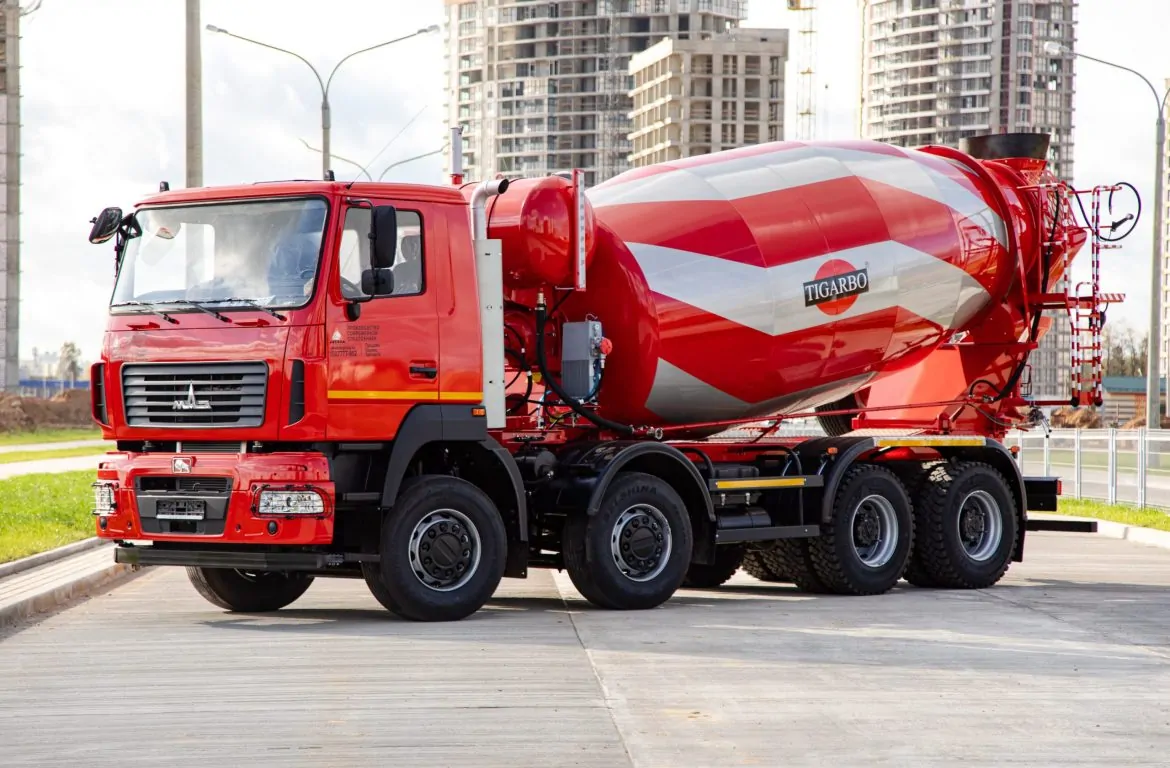 Автобетоносмеситель МАЗ-6516С9 TIGARBO АБС-12ДА