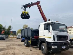 Ломовоз МАЗ-534025 с гидроманипулятором Tajfun LIV 140NZ78