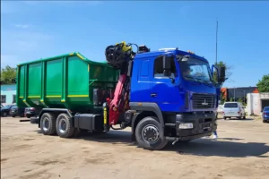 Ломовоз МАЗ 631228 AG6NMN с КМУ Tajfun LIV 140NZ78