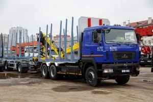Сортиментовоз МАЗ-6312С9 с манипулятором Marchesi M10RS02.100