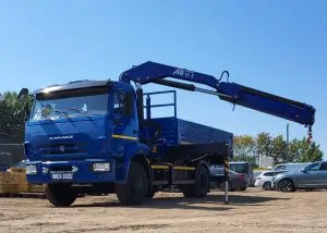 Бортовой автомобиль КАМАЗ-43253 с КМУ АНТ 12-2