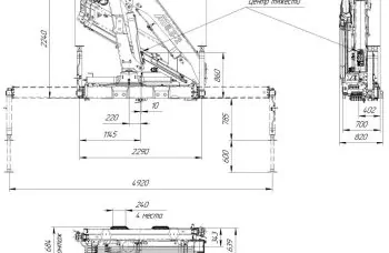 Кран-манипуляторная установка АНТ 8.5-2