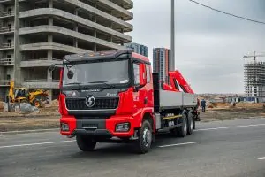 Бортовой автомобиль Shacman AGC6SM с КМУ Fassi F155A.0.22