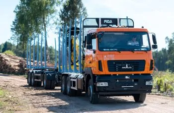 Сортиментовоз МАЗ с гидроманипулятором Marchesi