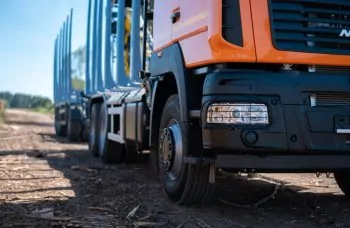 Сортиментовоз МАЗ 63128 с гидроманипулятором Marchesi M10RS 02.100