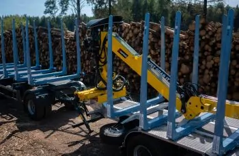 Сортиментовоз МАЗ 63128 с гидроманипулятором Marchesi M10RS 02.100