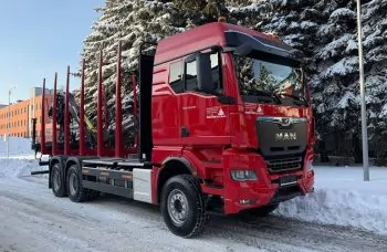 Сортиментовоз МАN TGX с гидроманипулятором Cranab TL12.2
