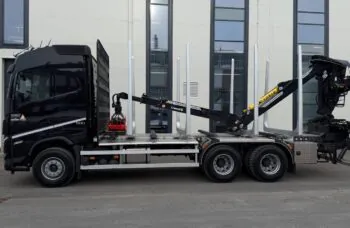 Сортиментовоз Volvo FH13 с гидроманипулятором Cranab TL12.2