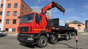 Бортовой автомобиль МАЗ AG8NMN с КМУ Fassi F415A.2.23