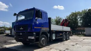 Бортовой автомобиль МАЗ AGC64M с КМУ Fassi F415A.2.23