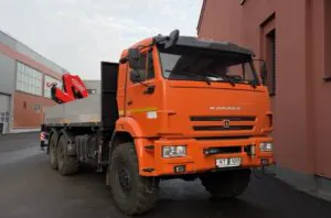 Бортовой автомобиль КАМАЗ AG6NMS с КМУ Fassi F215A.0.24
